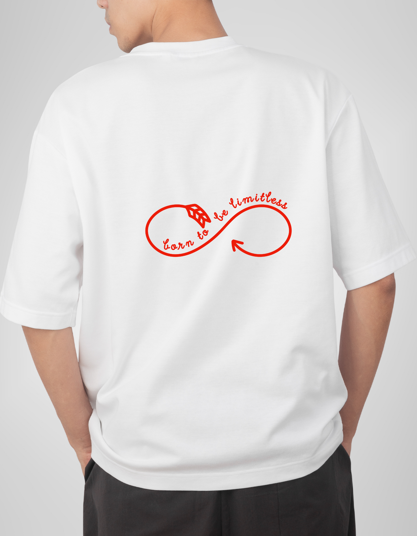 Born to be limitless Oversized t-shirt